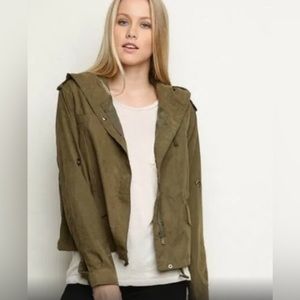 Brandy Melville army green jacket